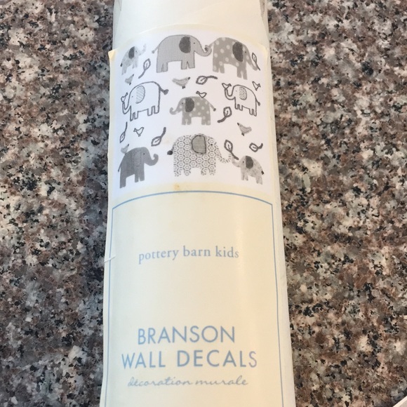 Pottery Barn Kids Wall Art Branson Elephant Wall Decals Poshmark